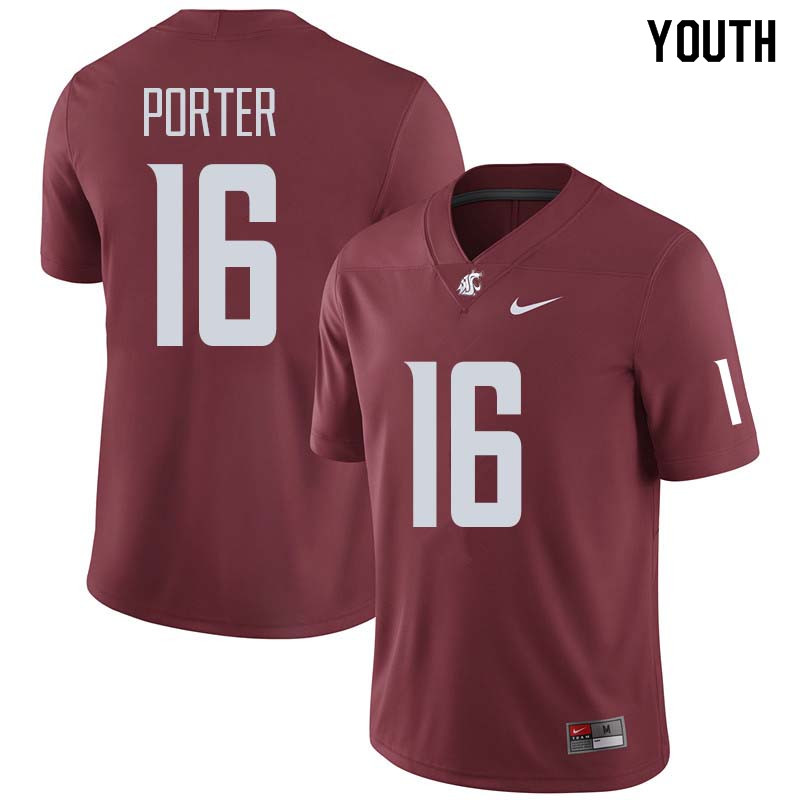 Grant Porter Jersey : NCAA Washington State Cougars College Football ...